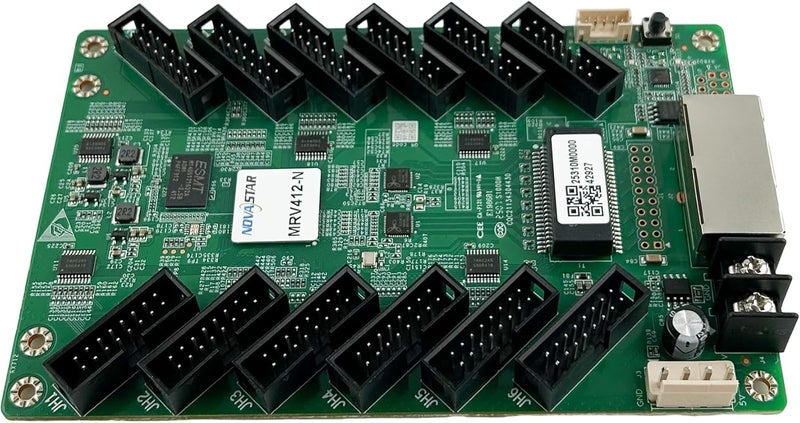 AzarPixel NovaStar MRV412-N Receiving Card Upgrade Version of MRV336 & Replacement MRV412 | High-Stability LED Display Controller with 512×512@60Hz PWM Support, HUB75E Interfaces, RGB Calibration, 3D - Image 4